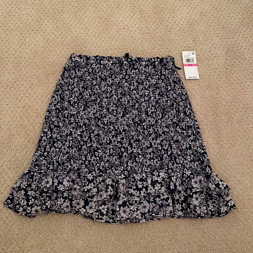 1. state smocked skirt